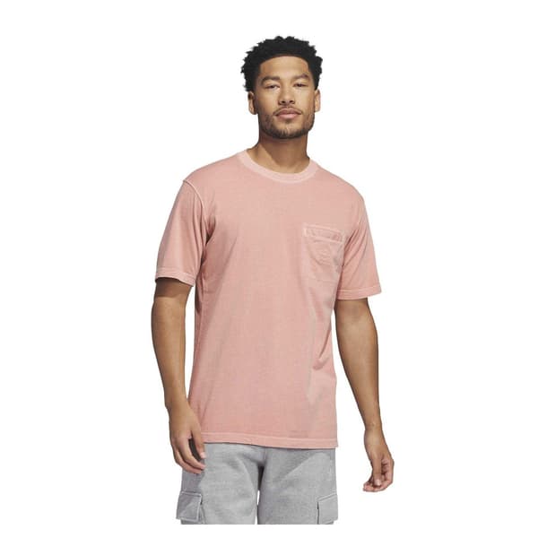 Adidas miesten Essentials värjätty tasku-T-paita