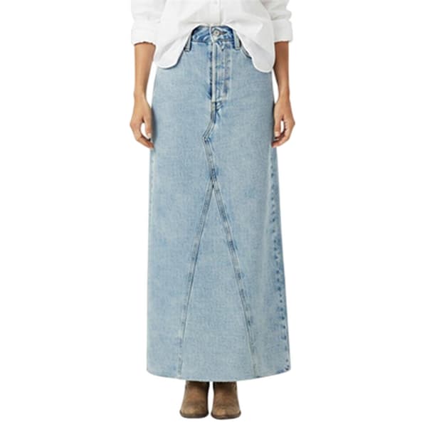 Levis Womens/Ladies Iconic Split Denim Regular Maxi Skirt