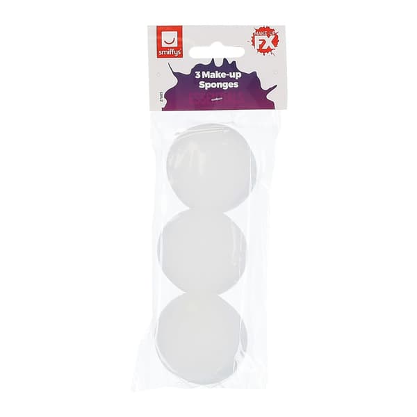Smiffys FX Essentials Sminksvamp (3-pack)