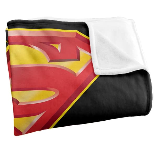 Superman Grandma Logo Blanket