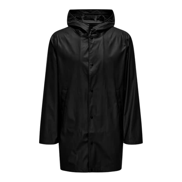 Only Mens Water Repellent Regular Raincoat