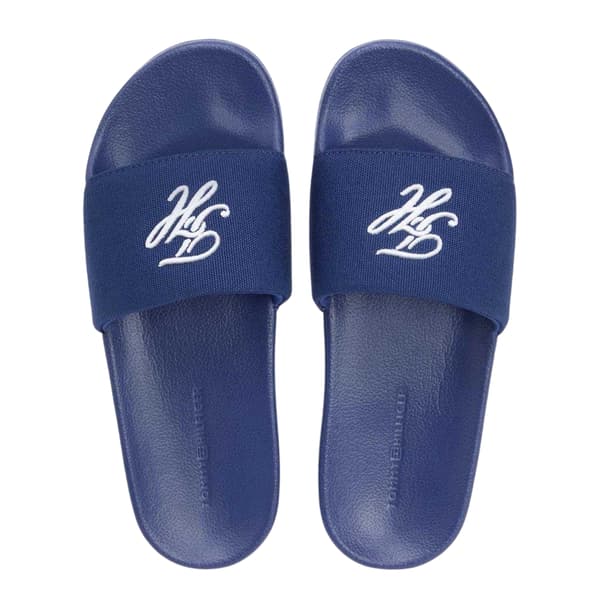 Tommy Hilfiger Womens/Ladies Script Flat Sliders