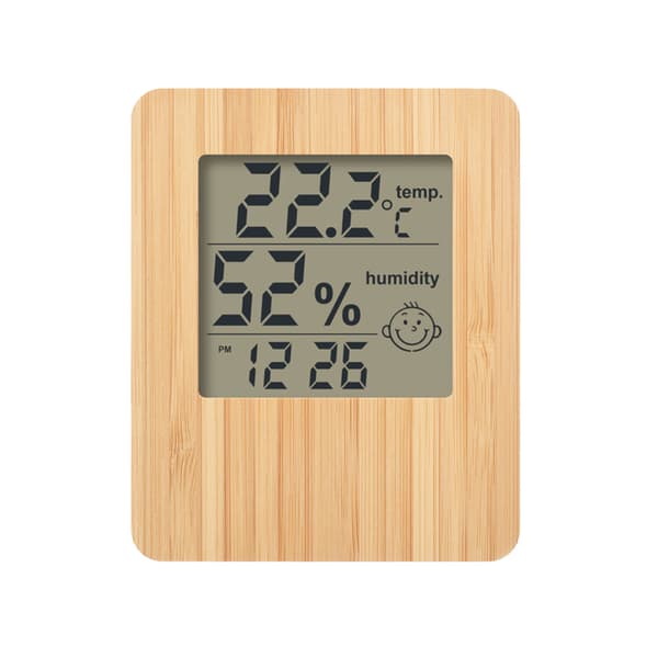 MidOcean Bambu Digital Bordsklocka