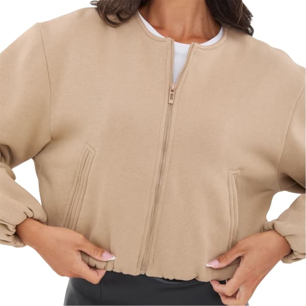 I Saw It First Womens/Ladies Elasticated Hem Bomber Jacket