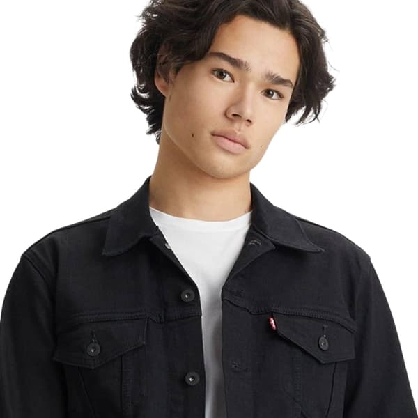 Levis Truckerjacka i bomullsdenim med lång ärm för män