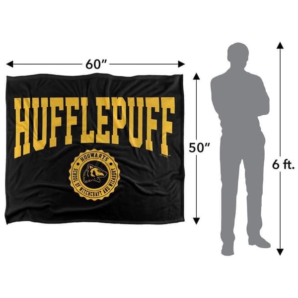 Harry Potter Hufflepuff Crest Soft Touch Blanket