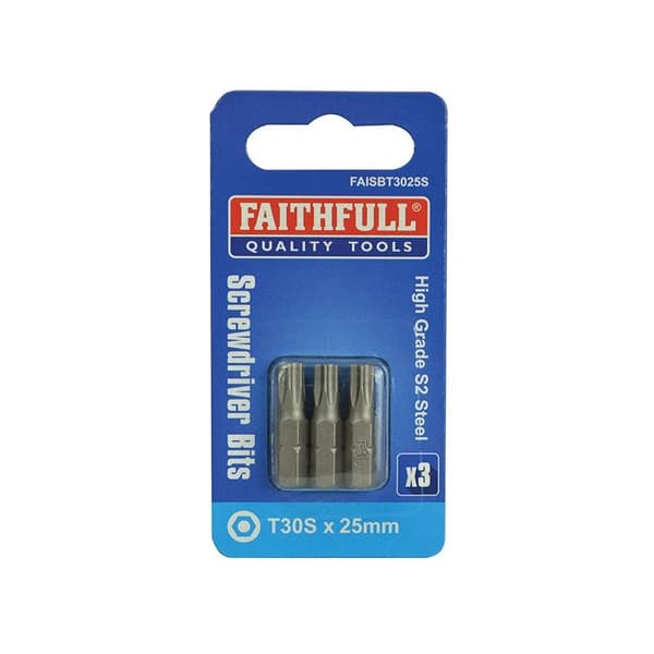 Faithfull Säkerhetsbits i S2-stål