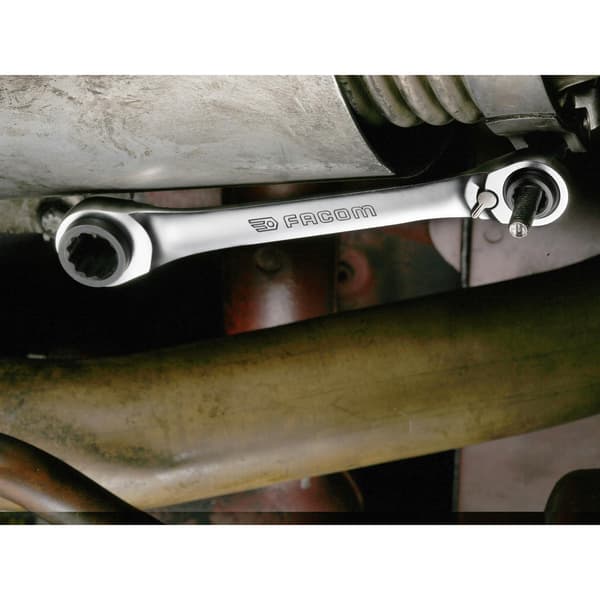 Facom Quatro Ratcheting Spanner Set, 2 Piece