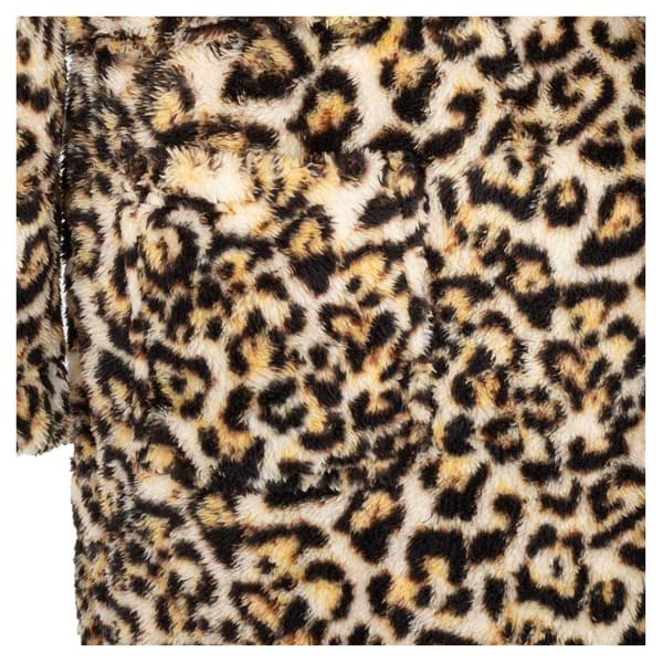 Linea Womens/Ladies Leopard Pattern Hooded Robe