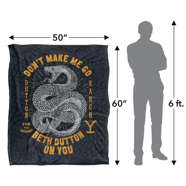 Yellowstone Silky Snake Beth Dutton Supersoft-peitto