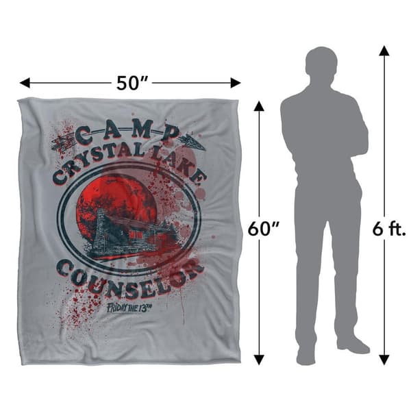 Friday The 13th Camp Counselor Soft Touch Blanket