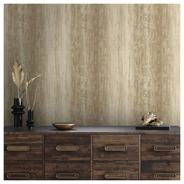 Holden Décor Distressed Stripes Texturerad Tapet