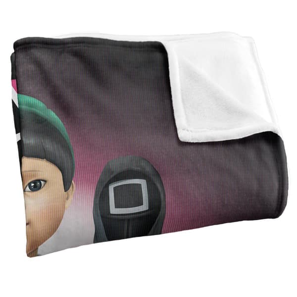 Squid Game 3 Silkeslen Affisch Supersoft Filt