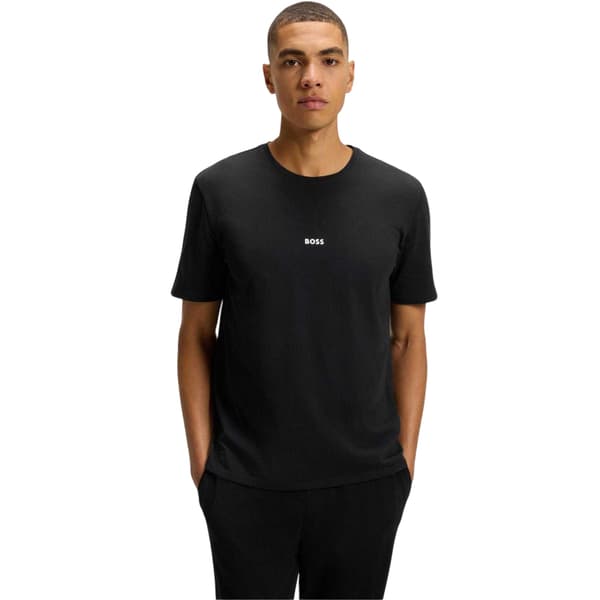 Boss Mens Logo Polycotton Regular T-Shirt