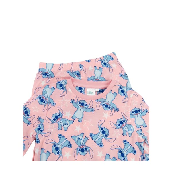 Lilo & Stitch Flickor Stitch Långärmad Lång Pyjamas Set (3-pack)