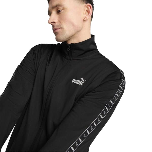 Puma Mens Tape Polyester Tracksuit Set