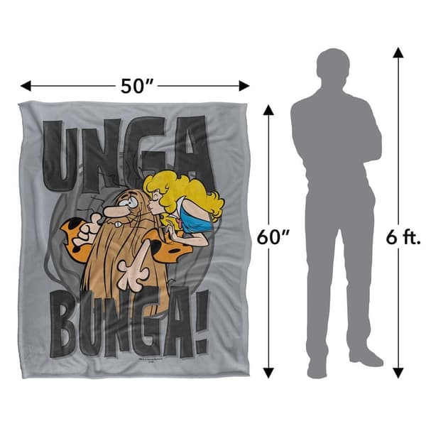 Captain Caveman Unga Bunga Soft Touch Blanket