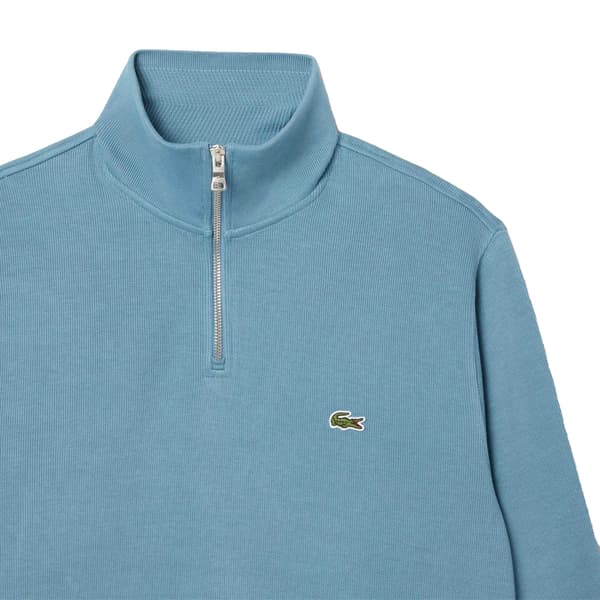 Lacoste Herr Interlock Quarter Zip Tröja