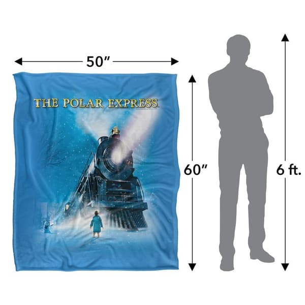 The Polar Express Logo Soft Touch Blanket