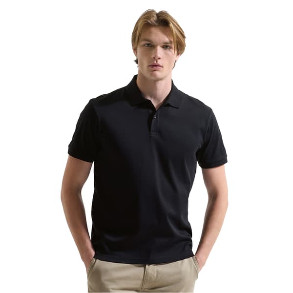 Asquith & Fox Herr Premium Merceriserad Bomull Pikétröja