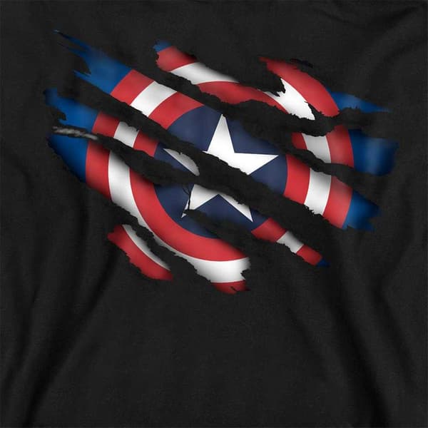 Captain America Børn/Børn Pull Over hættetrøje