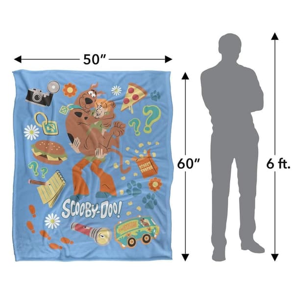 Scooby Doo Food Soft Touch Blanket