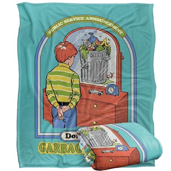 Steven Rhodes Don´t Be A Garbage Person Soft Touch Blanket