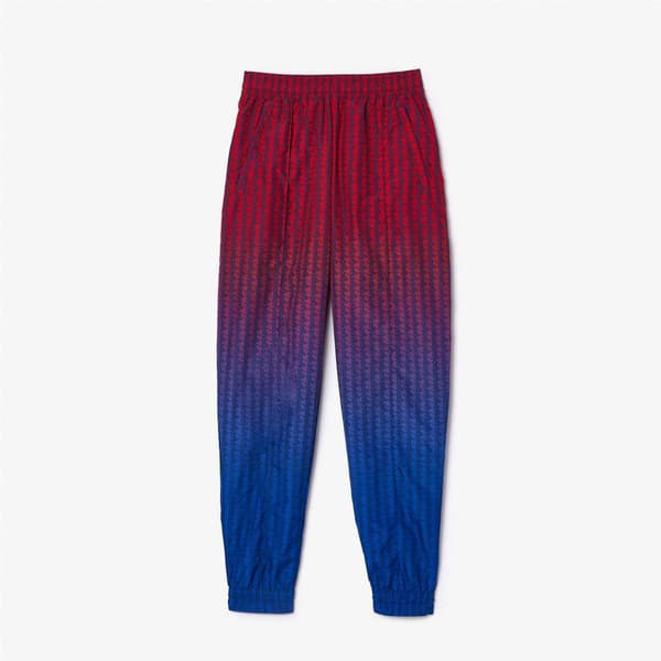 Lacoste Womens/Ladies Geometric Pattern Slim Joggers