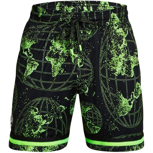 Under Armour Miesten Curry Statement World Map Koripalloshortsit