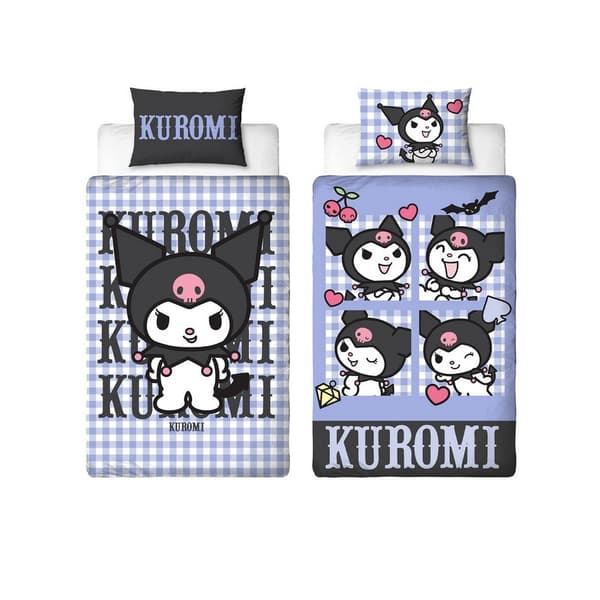Hello Kitty Rebel Kuromi Påslakanset