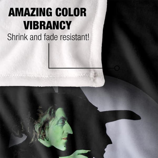 Wizard Of Oz Wicked Witch Spotlight Soft Touch Blanket