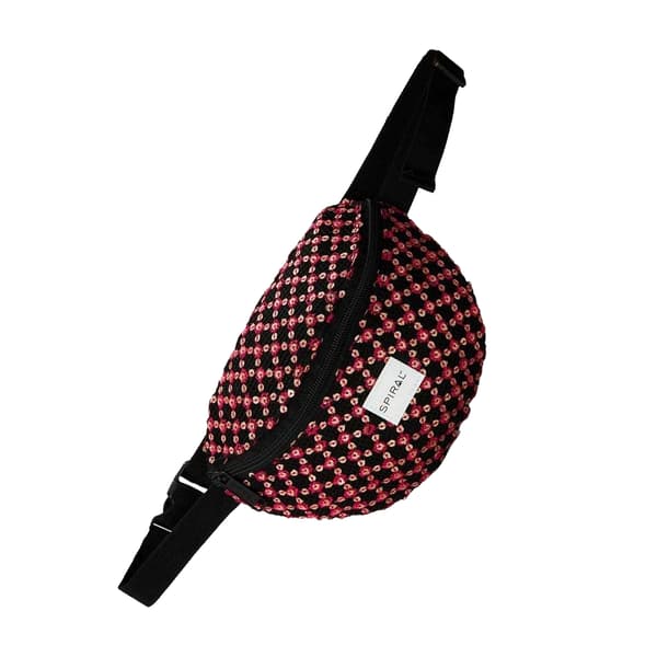 Spiral Prickig Paljett Midjeväska