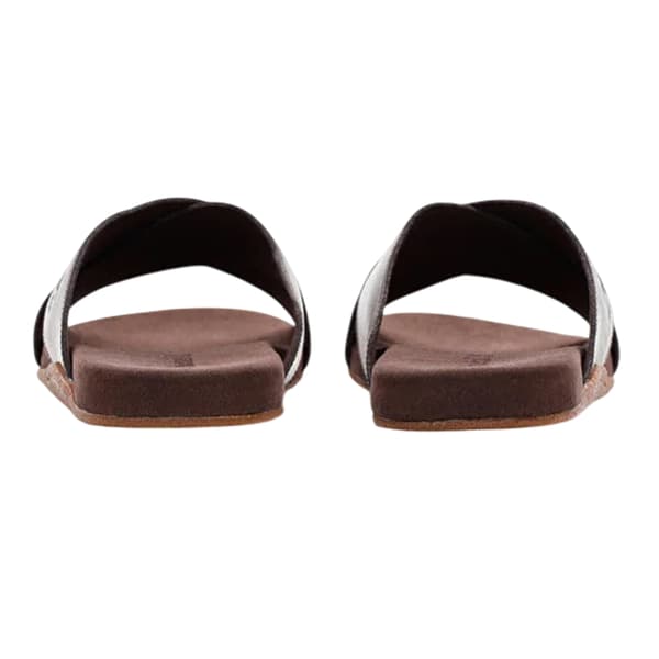 Timberland Herr Cross Strap Läder Flat Sliders