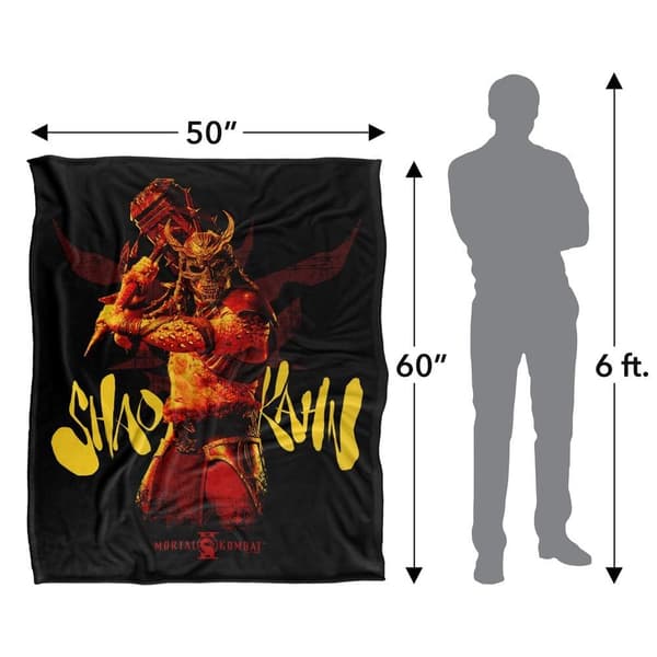 Mortal Kombat Shao Khan Hammer Blanket