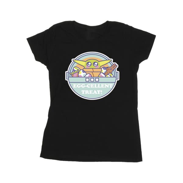 Star Wars Dam/Dam The Mandalorian Eggcellent Easter T-shirt i bomull