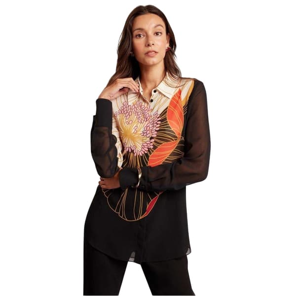 Ted Baker Dam/Dam Floral Långärmad Blus
