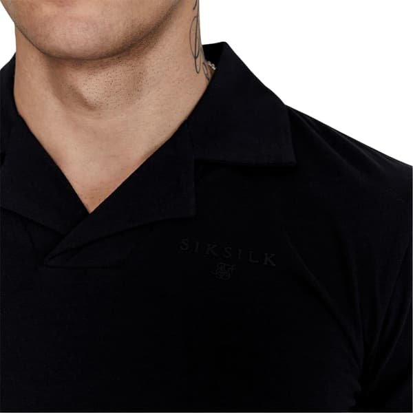 SikSilk Herr Slim Långärmad Pikétröja