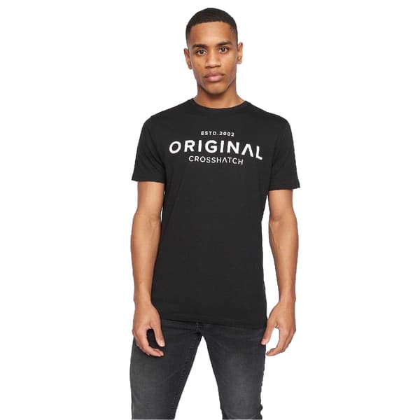 Crosshatch Herr Wester Tryckt T-shirt (5-pack)