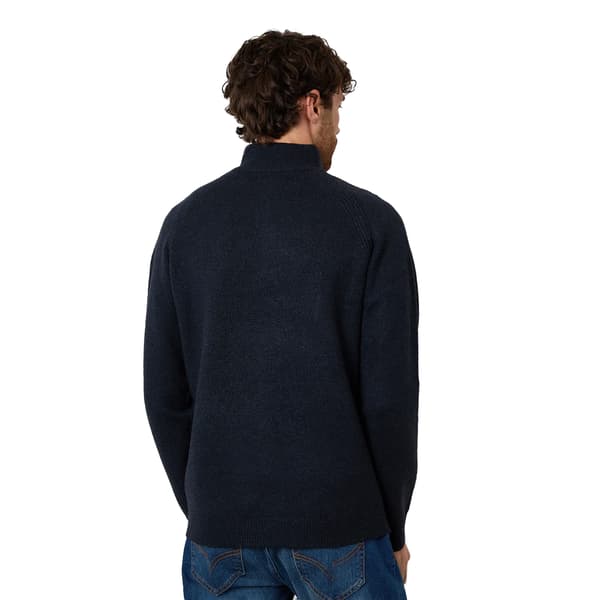 Threadbare Herrtröja Rossen Quarter Zip Raglan Långärmad