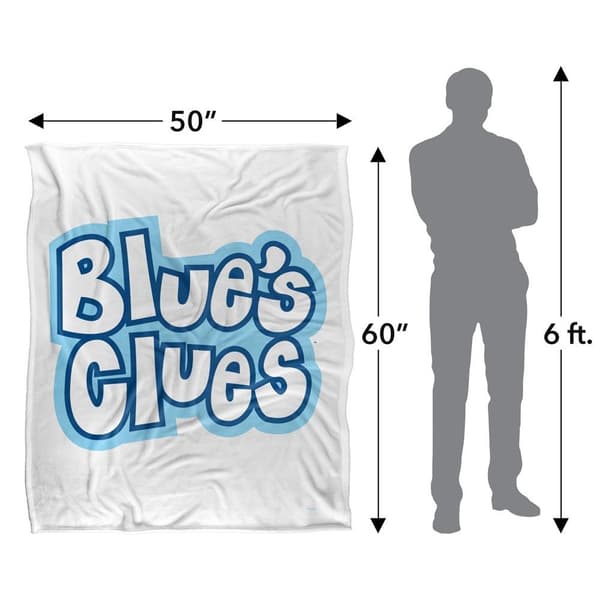 Blue´s Clues Silky Logo Supersoft Blanket