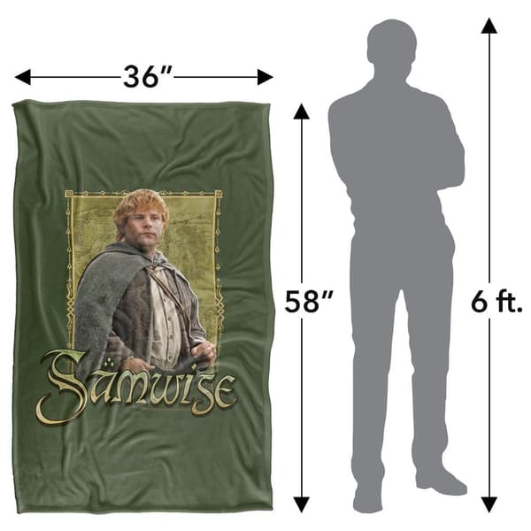 Sagan om ringen Samwise mjuk filt