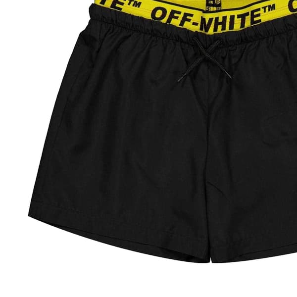 Off White Herr Badshorts med resår