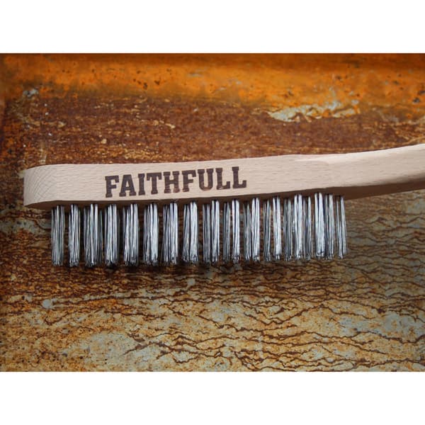 Faithfull Kraftig Repborste i Rostfritt Stål
