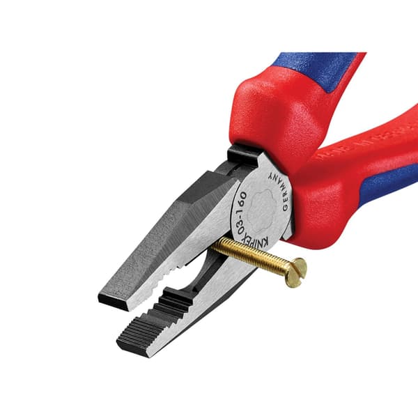 Knipex 03 02 Series Combination Pliers, Multi-component Grip