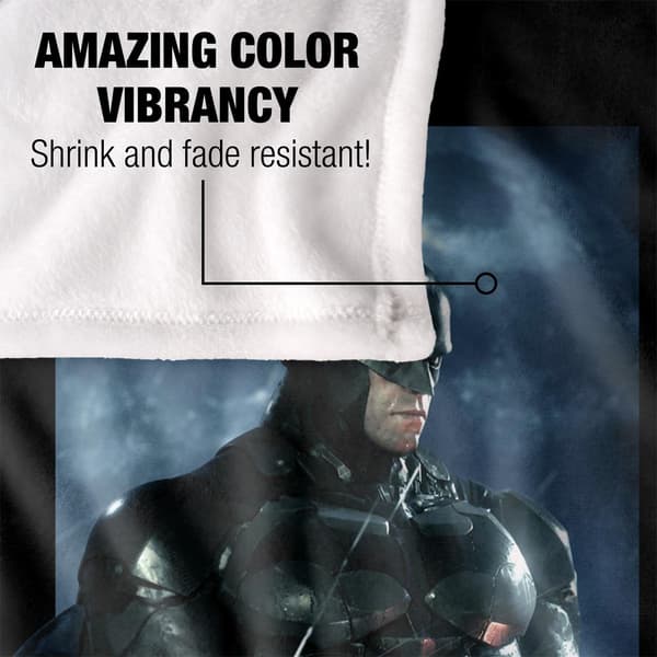 Batman Arkham Knight Batcycle Blanket