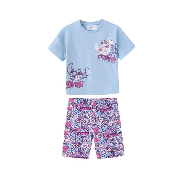 Lilo & Stitch Childrens/Kids Stitch Top & Bottom Set