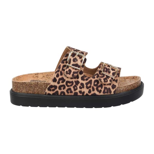 Biba Dam Leopard Dubbla Remmar Sandaler