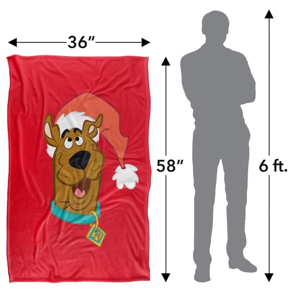 Scooby Doo Santa Hat Soft Touch Blanket