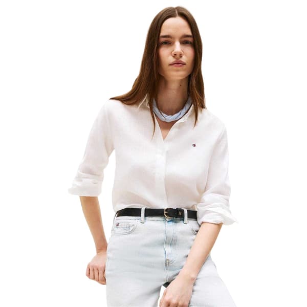 Tommy Hilfiger Dam Linneskjorta med Lång Ärm