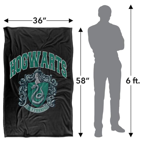 Harry Potter Slytherin Crest Throw